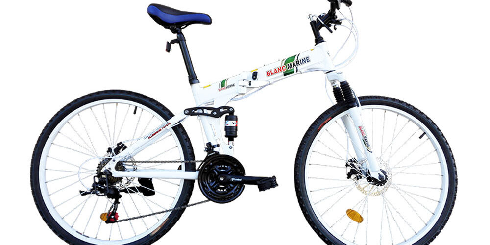 VAE pliable BLANCMARINE 26PM4 ELECTRIQUE 7 VITESSES Velo electrique pliant BLANCMARINE 26PM4 7 VITESSES
