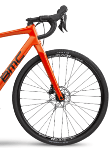 roue et guidon avant BMC Alpenchallenge APM Road Two Shimano GRX orange