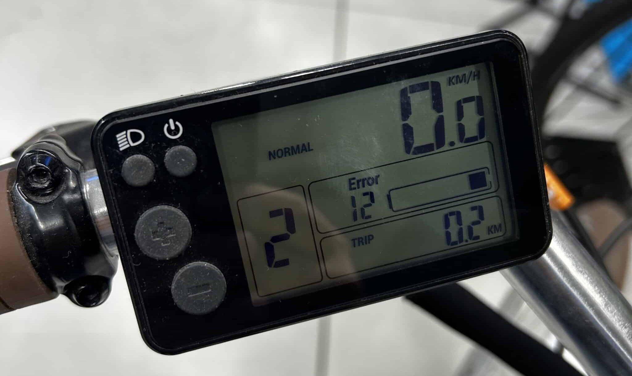 L'écran de contrôle du VAE Elops 920 E Connect