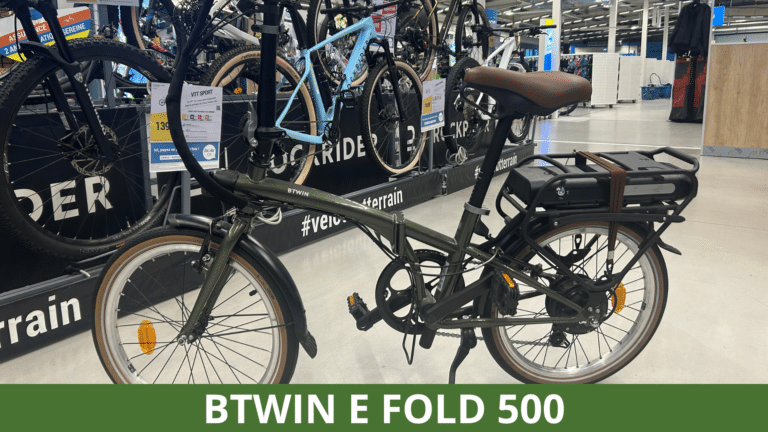 Test – Btwin E Fold 500 : le meilleur vélo électrique pliant Decathlon ? Mon avis complet !