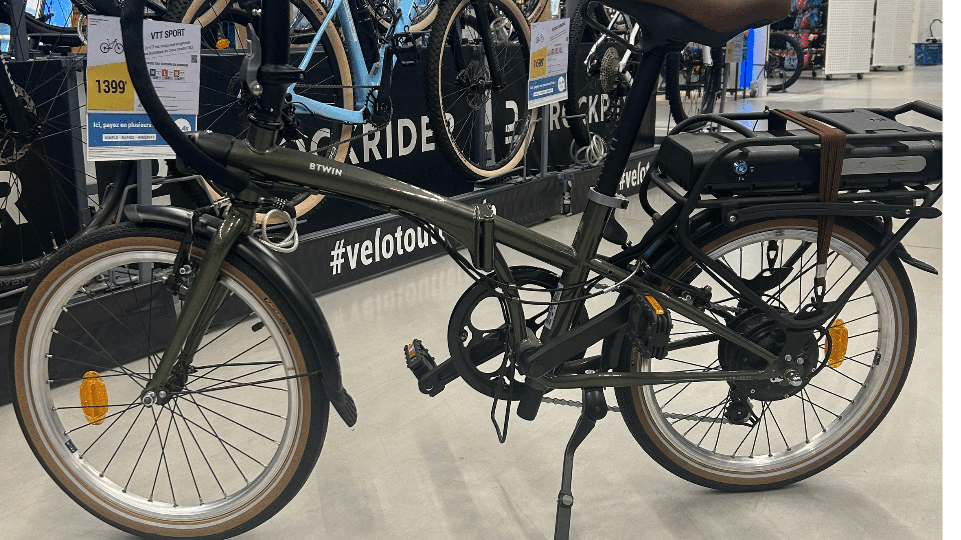 Vélo Btwin E Fold 500