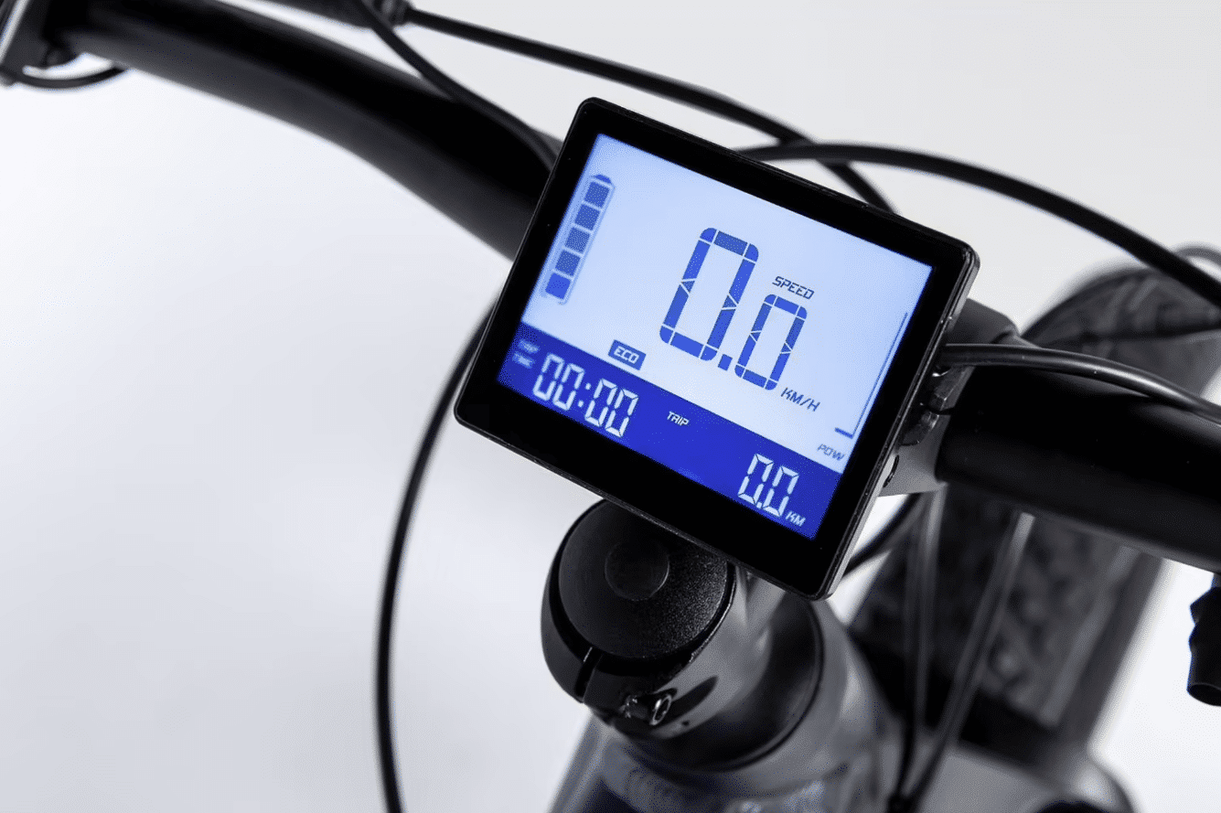 Écran LCD central du Moma Bikes E-Fat Pro 26