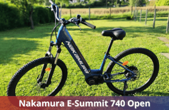 Test - Nakamura E-Summit 740 Open le VTT électrique d'Intersport avec son cadre ouvert