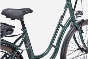 cadre low-step en alliage d’aluminium du vélo de ville Nakamura E-City 110