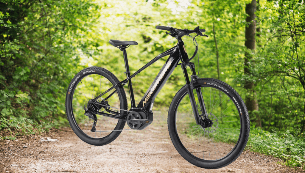 Test du VTT électrique semi-rigide Nakamura E-Summit LTD d’Intersport 2024