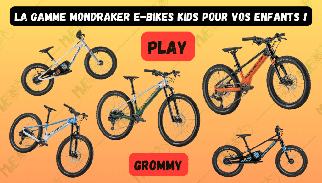 Gamme E-Bikes KIDS de MOndraker