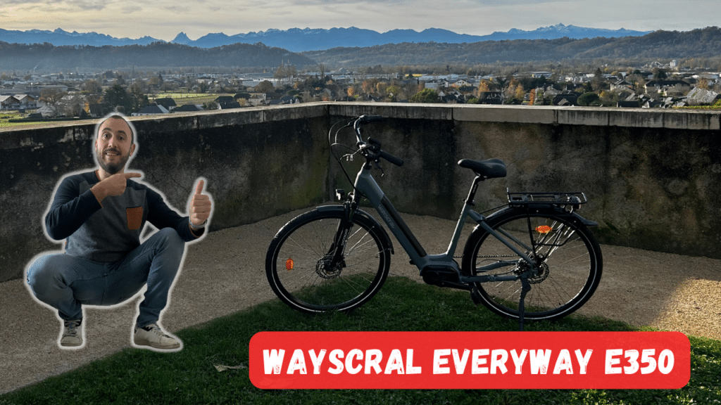 Test du vélo de ville électrique Wayscral Everyway E350 du magasin Norauto !