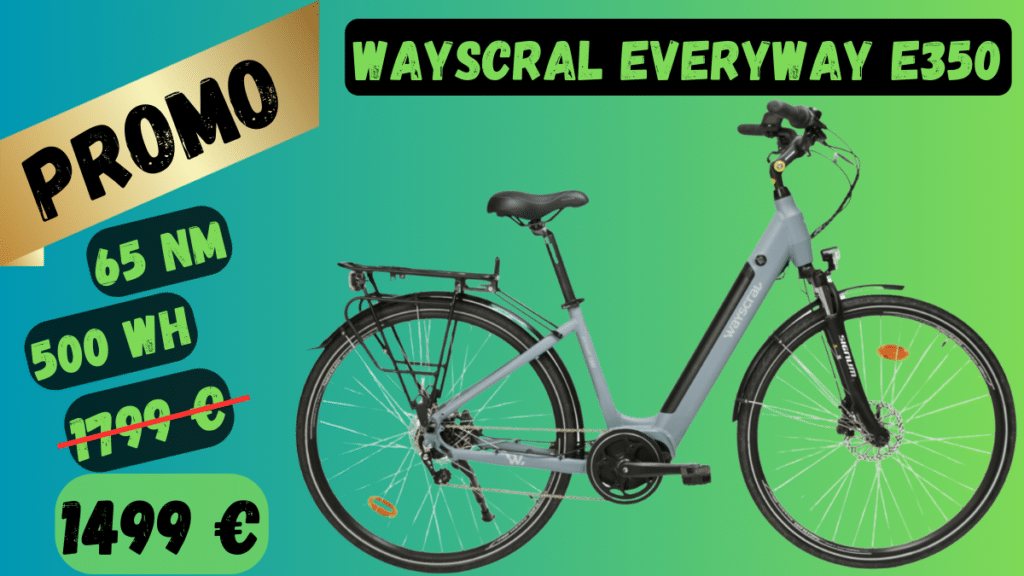 Le Wayscral Everyway E350 est en promotion avec -300€ chez Norauto !