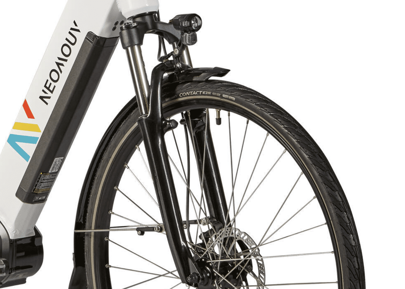 Fourche suspendue Zoom de 500 mm du vélo électrique Neomouv Ekia 2