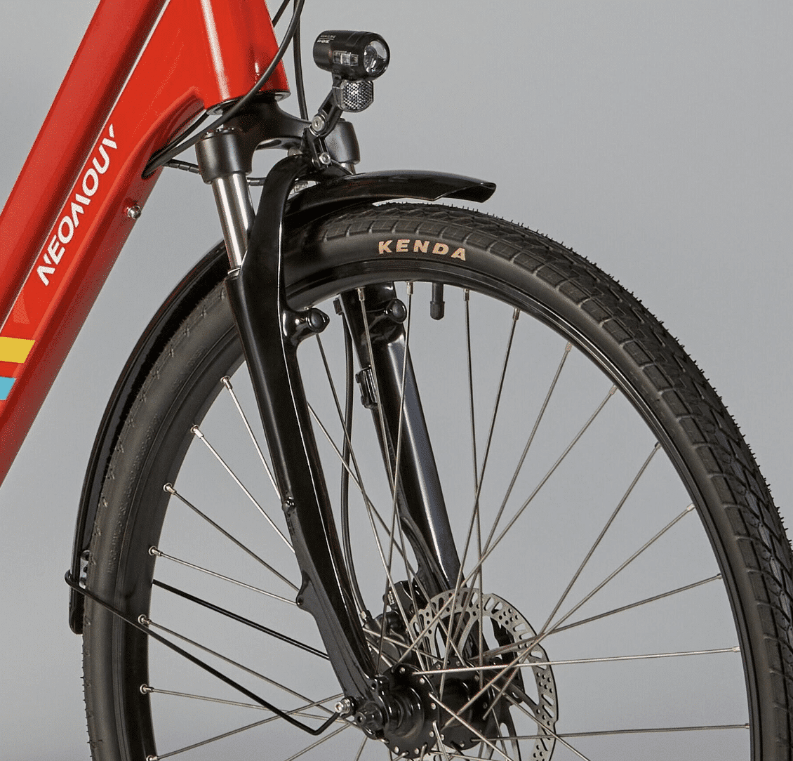 fourche suspendue Zoom de 45 mm de débattement du vélo Neomouv Sinapia