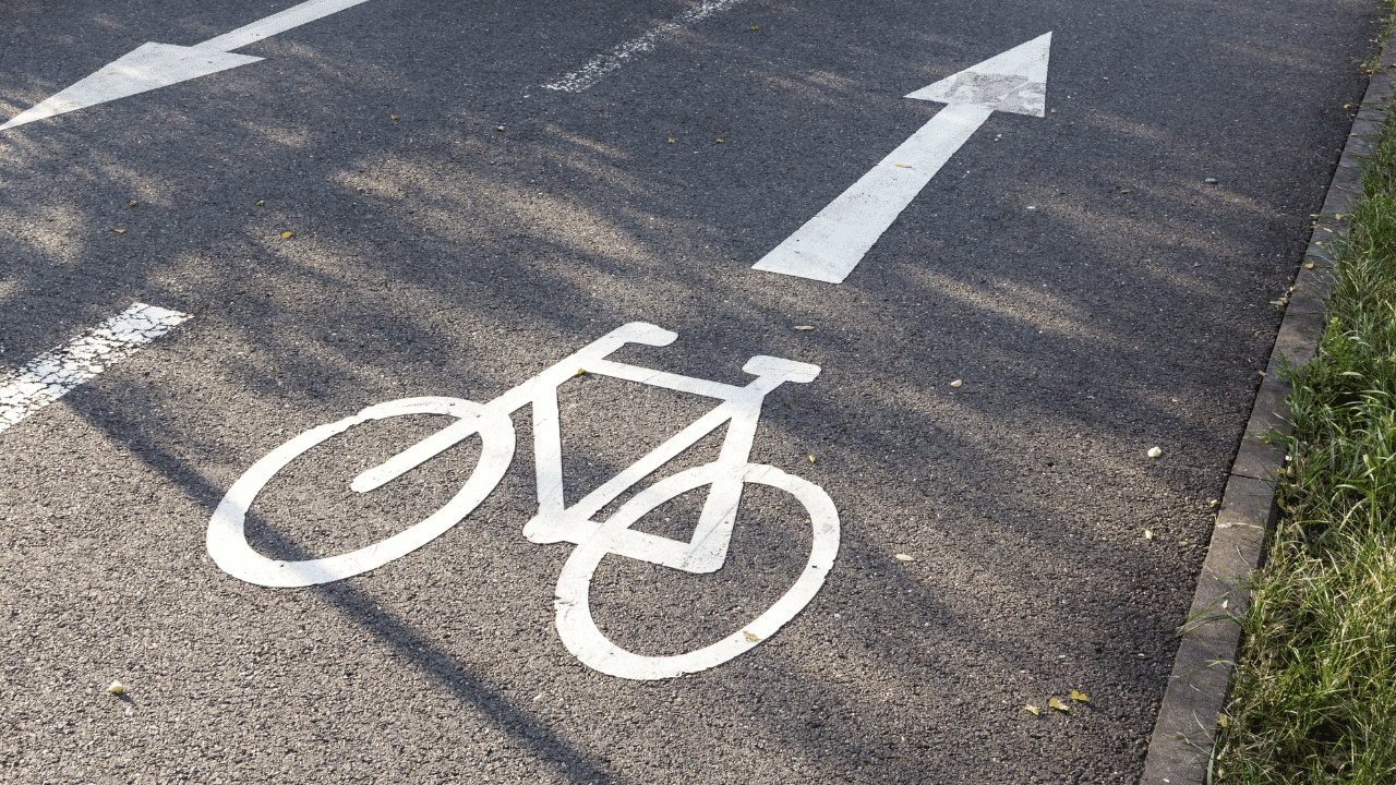 Piste cyclable pour vélo