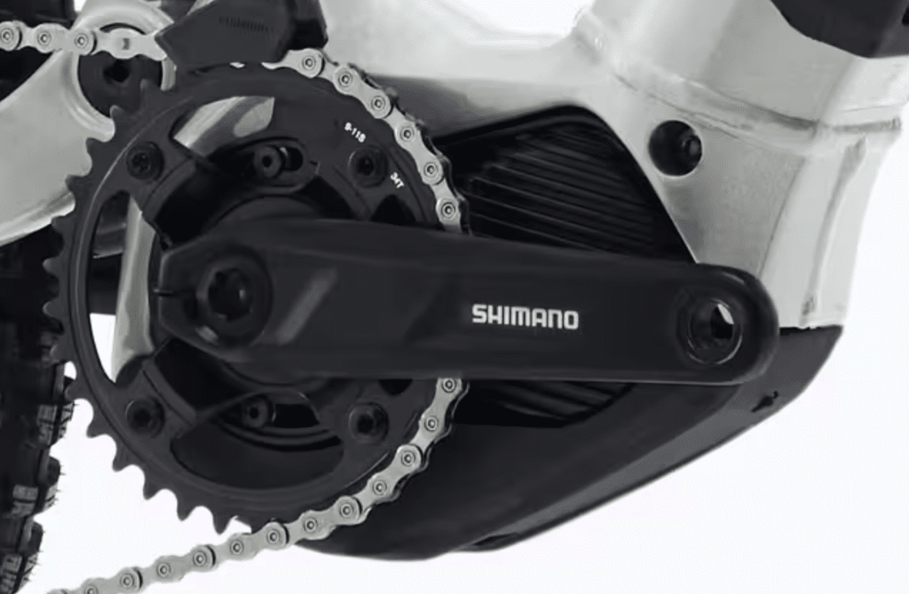 moteur central Shimano EP600 du VTT électrique Rockrider E-Feel 700S