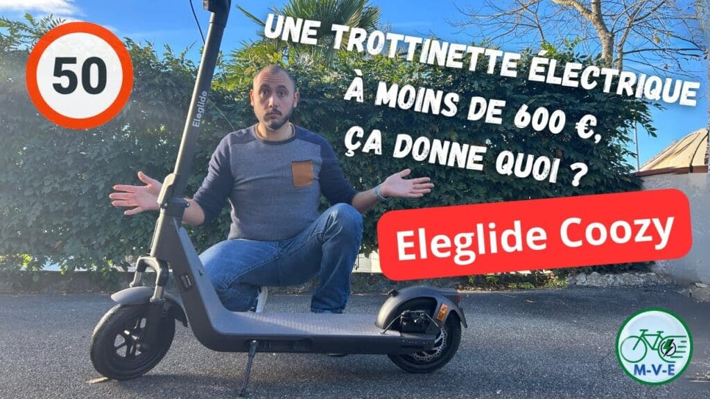 Test de la trottinette électrique Eleglide Coozy : la trottinette parfaite pour la ville !