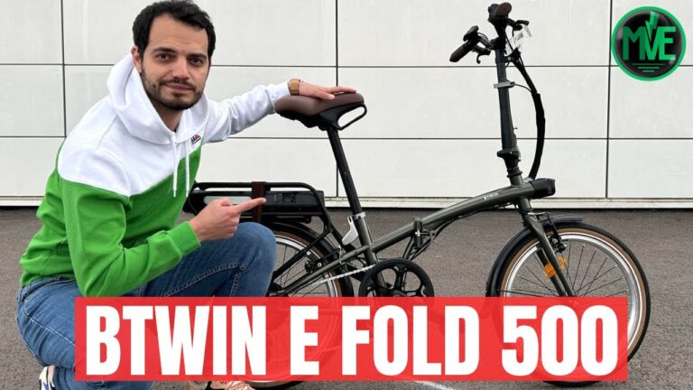 Btwin E Fold 500 : Test du vélo électrique pliant Decathlon avec un excellent rapport qualité-prix