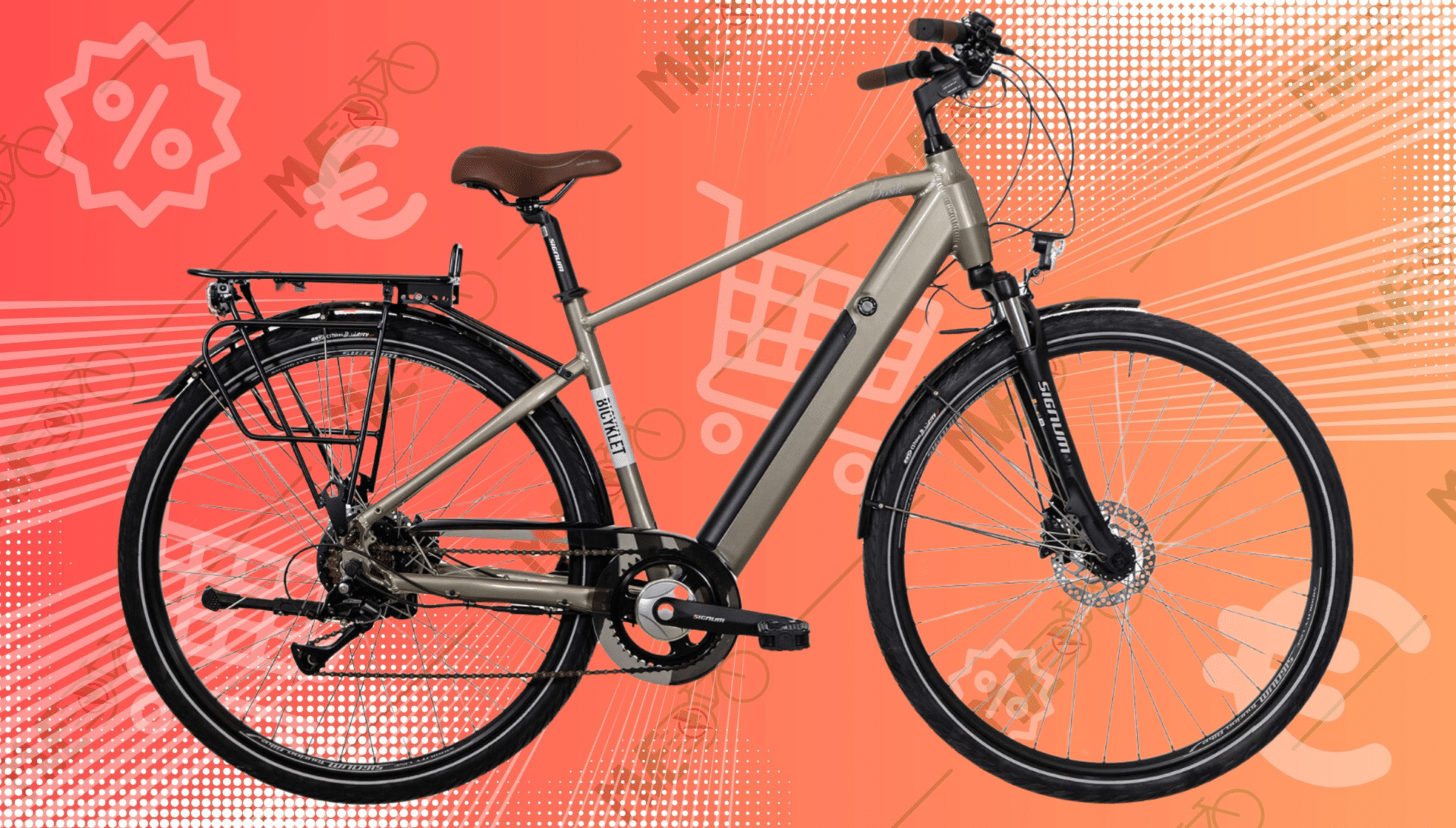 Soldes Prix en baisse du Bicyklet Basile un velo electrique de ville Alltricks