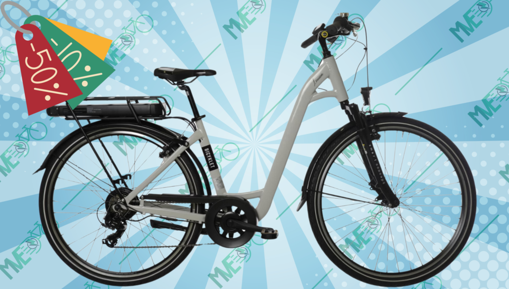 Soldes – Alltricks sabre le prix du Bicyklet Louison, un vélo électrique de ville premier prix