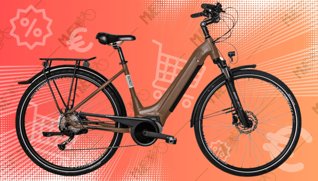 Soldes – À moteur Bosch, Alltricks sabre le prix du vélo de ville Bicyklet Victoire !
