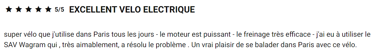 Avis 3 du Elops 920 E Connect LF