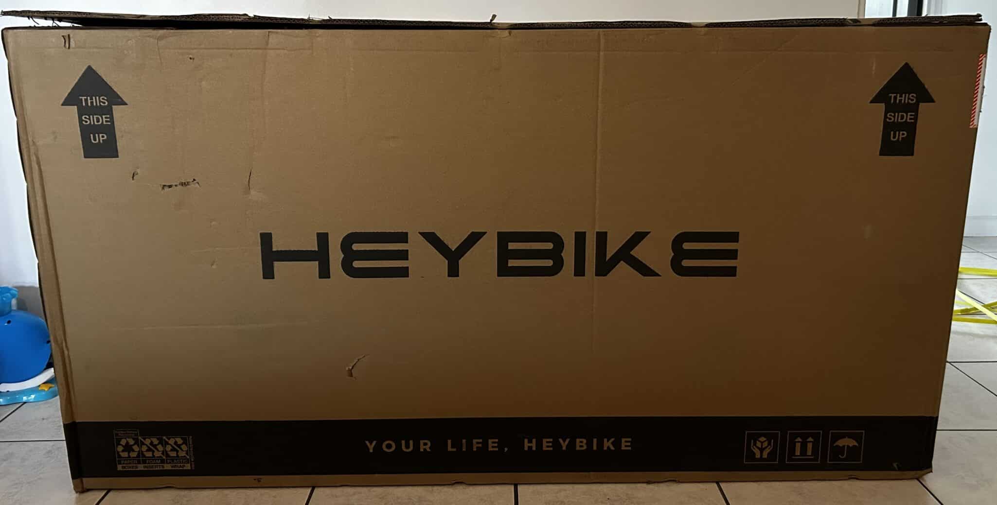 Carton du VAE Heybike EC1