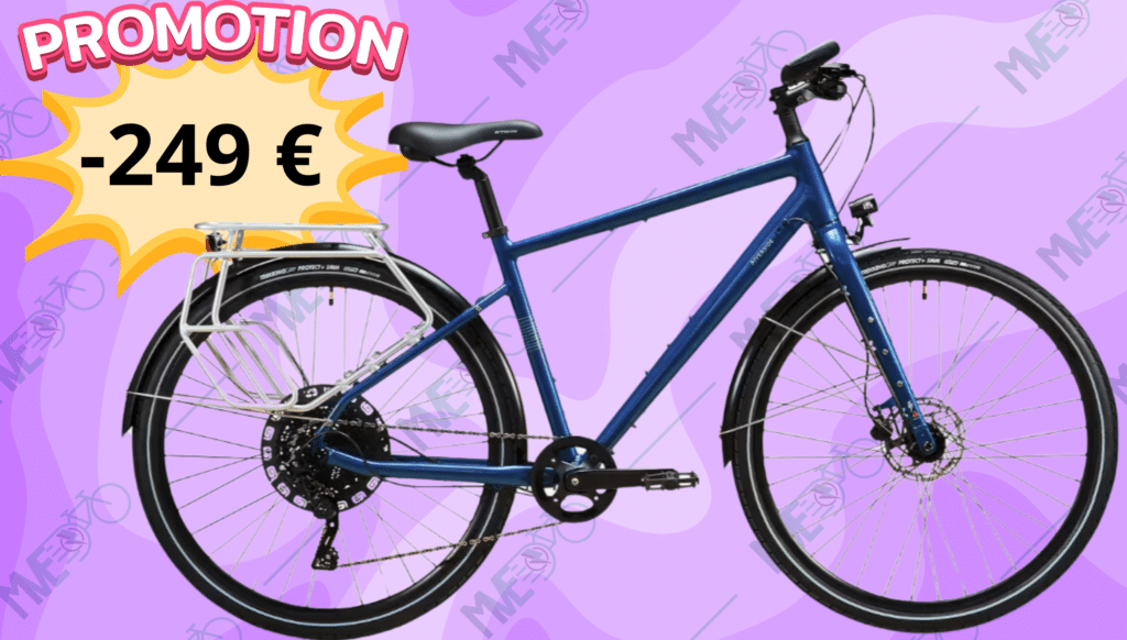 Le prix du vélo de voyage Riverside Touring 520 Decathlon dégringole de 249 € !