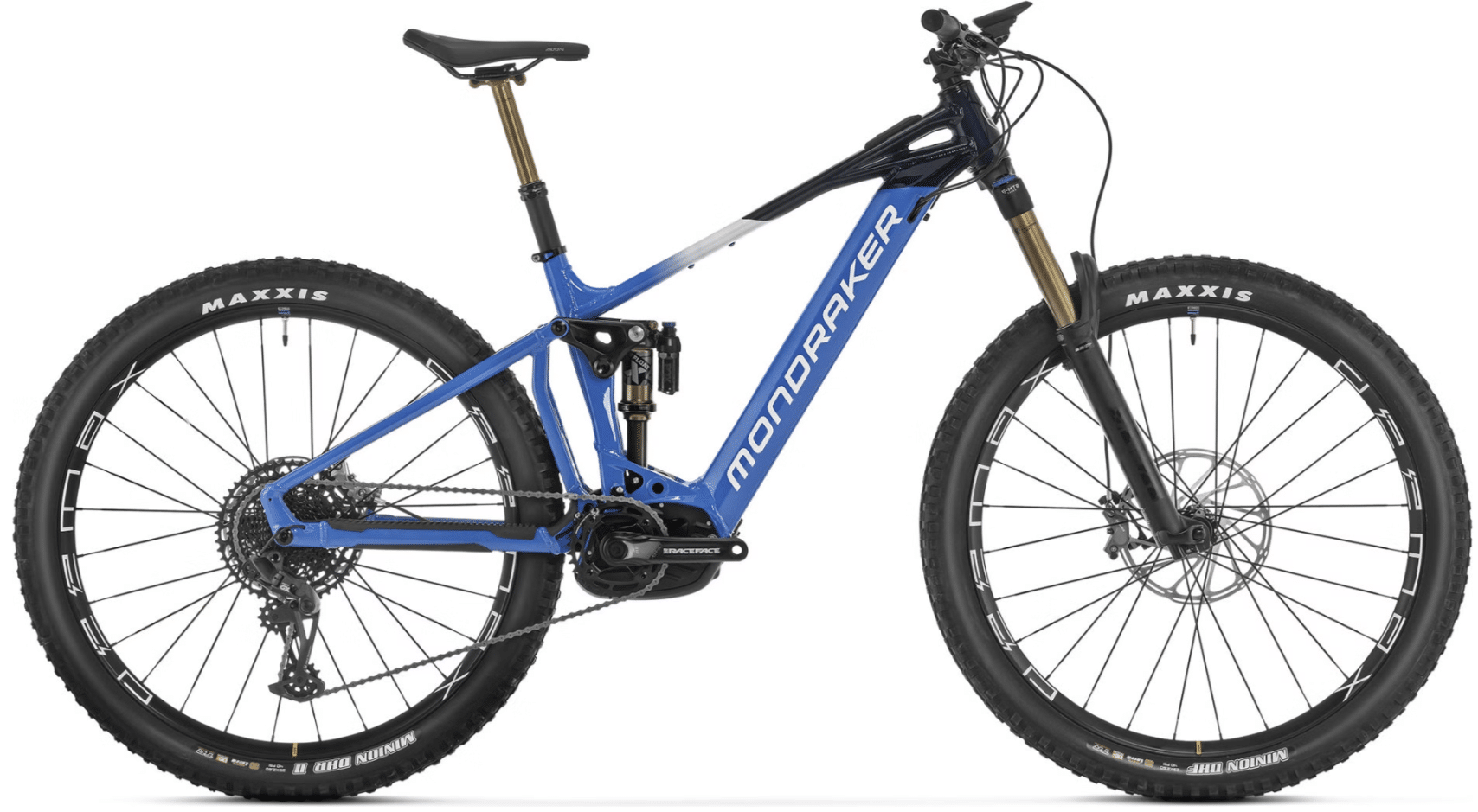 VTT Électrique Tout-Suspendu Mondraker Crafty RR Sram GX/NX Eagle 12V 750 Wh 29'' Bleu Noir 2024