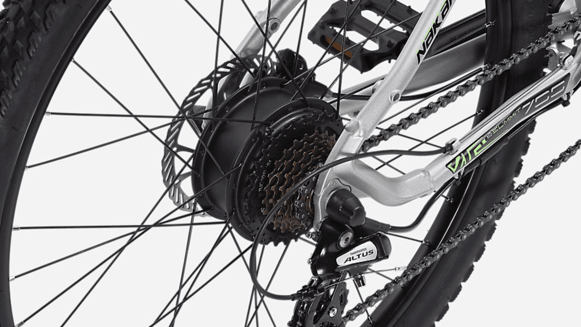 moteur moyeu roue arrière du Nakamura E-Summit 700