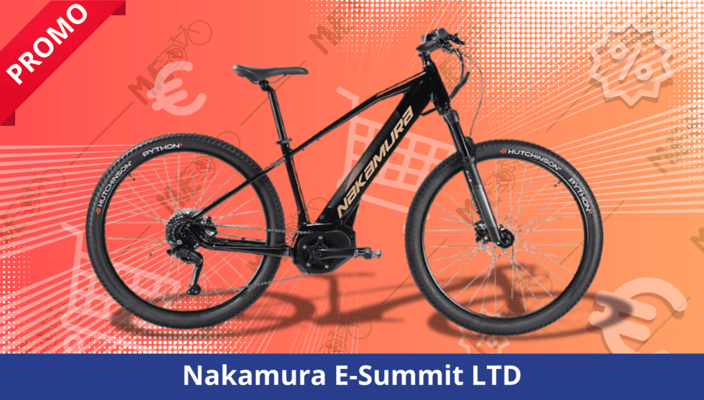 Promotion Nakamura E-SUMMIT LTD : Le VTTAE à un prix imbattable de 999,99 € chez Intersport !