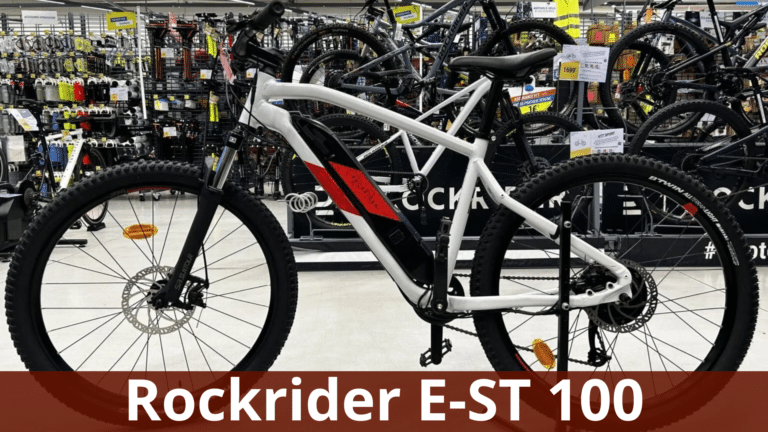 Test – Rockrider E-ST 100, le VTT électrique semi-rigide premier prix du magasin Decathlon