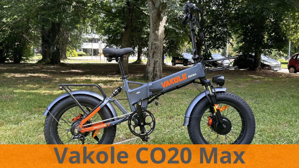 Test – Vakole CO20 Max, le vélo électrique pliant fatbike avec un double moteur puissants