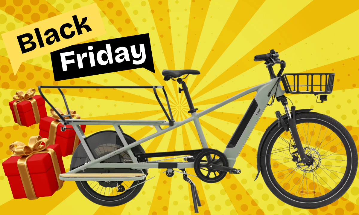 Black Friday ce vélo cargo électrique Decathlon en promo peut transformer votre quotidien !