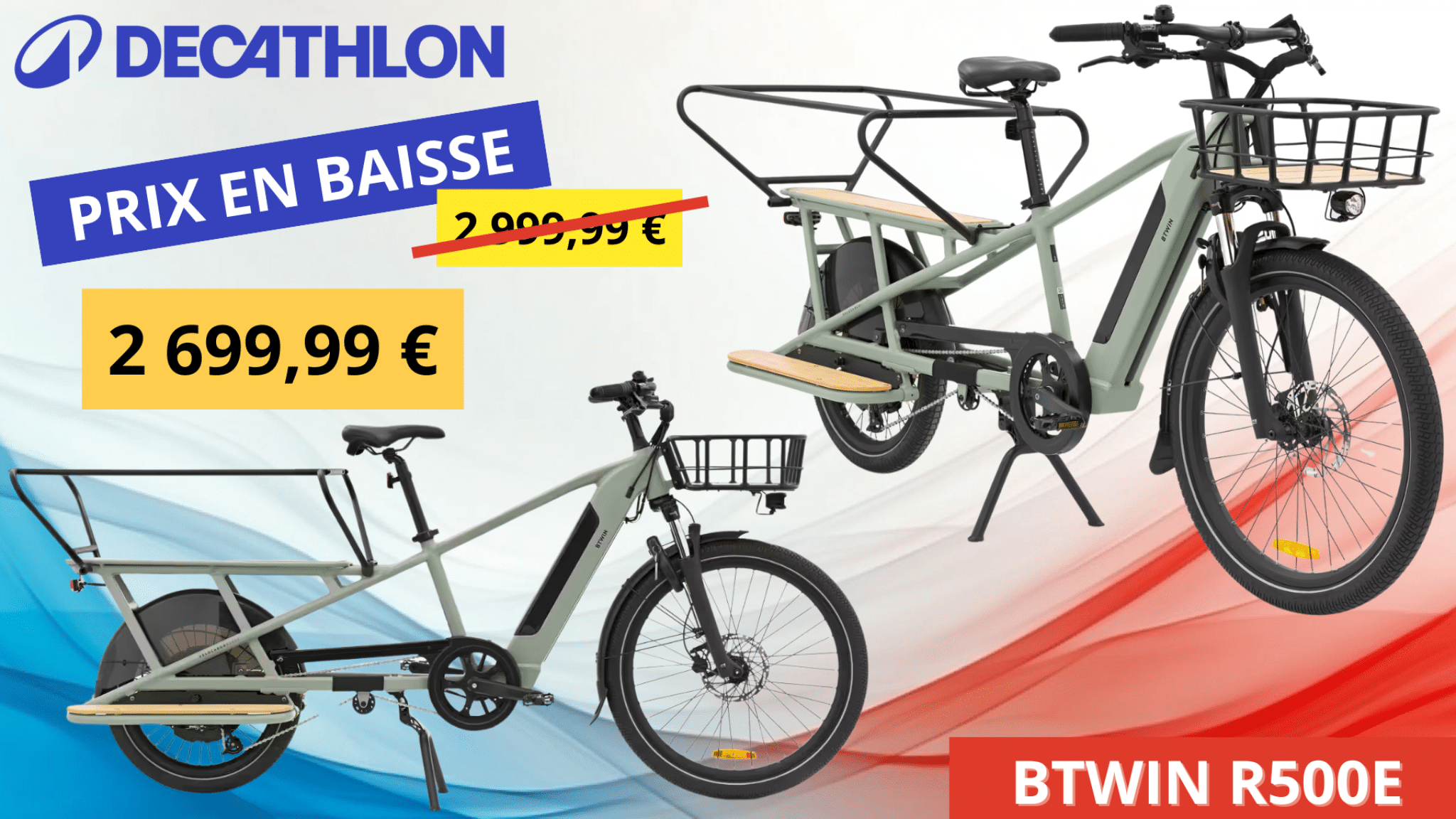 Prix Velo Cargo Electrique