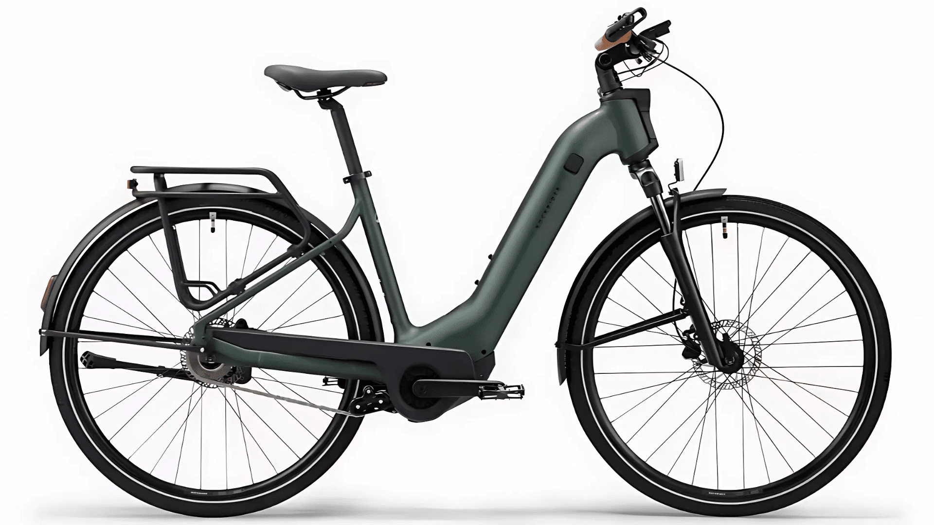 Rockrider E-ACTV 900 à cadre bas équipé du moteur automatique Owuru