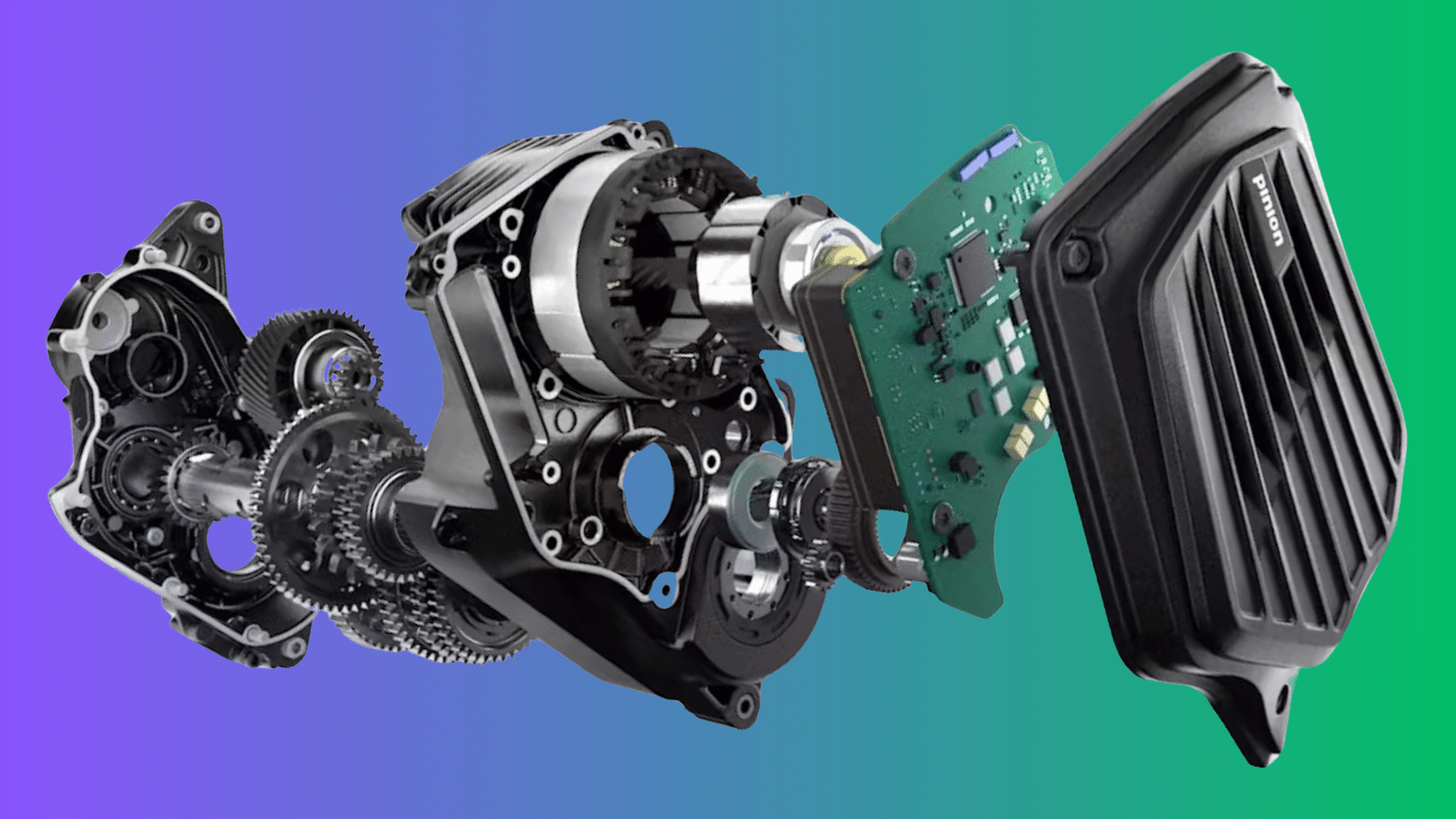Le système E-Drive de Pinion a été l’un des premiers à combiner moteur et boîte de vitesses en une seule unité.