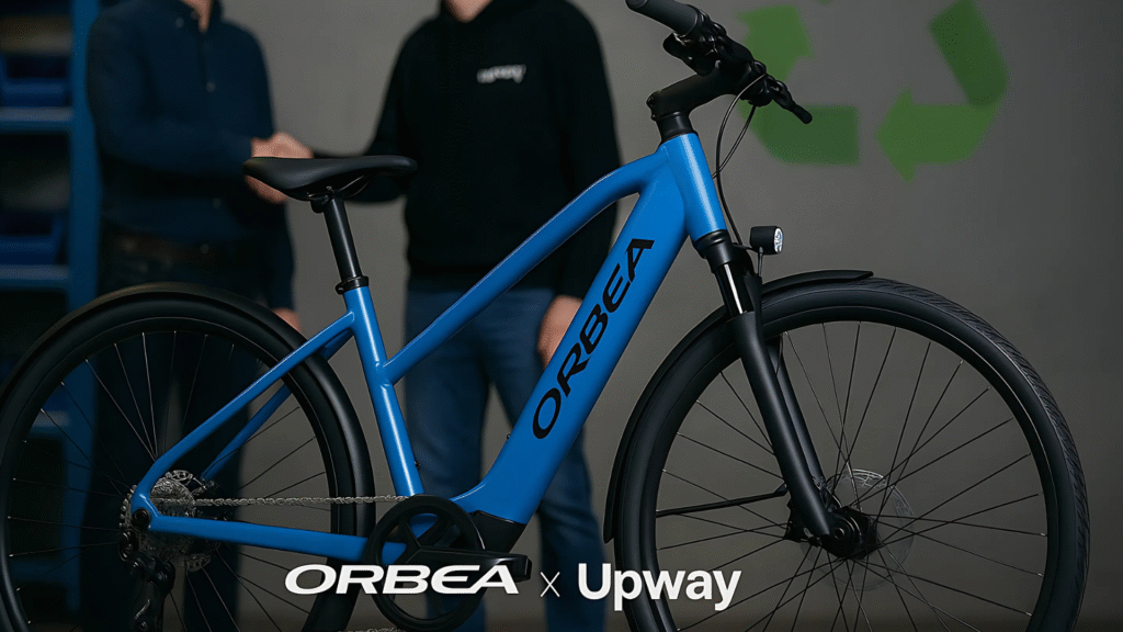 Orbea et Upway s’allient pour dynamiser l’économie circulaire du vélo électrique