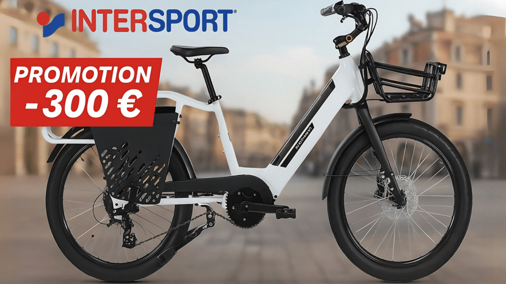 Ce vélo électrique midtail biplace signé Intersport bénéficie d’une promotion de 300 € !