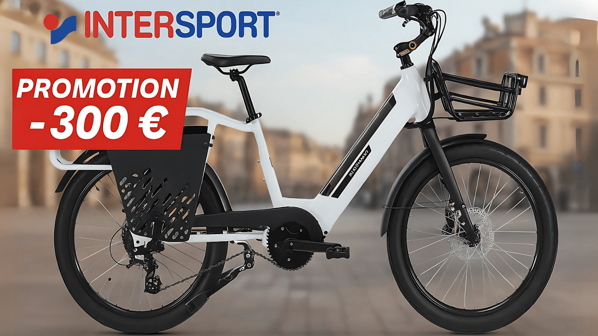Promo du velo Intersport Crosscity Nakamura