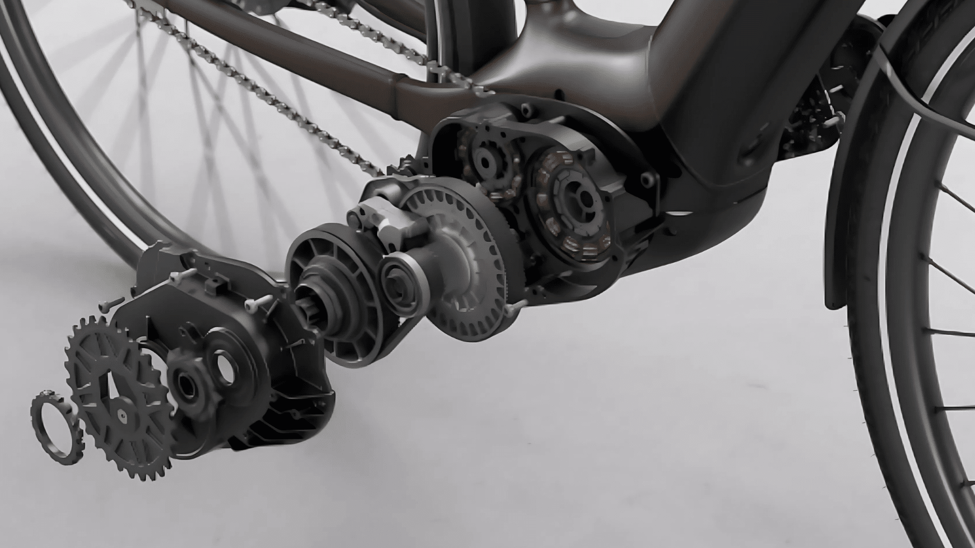 Composants du moteur Owuru de Decathlon