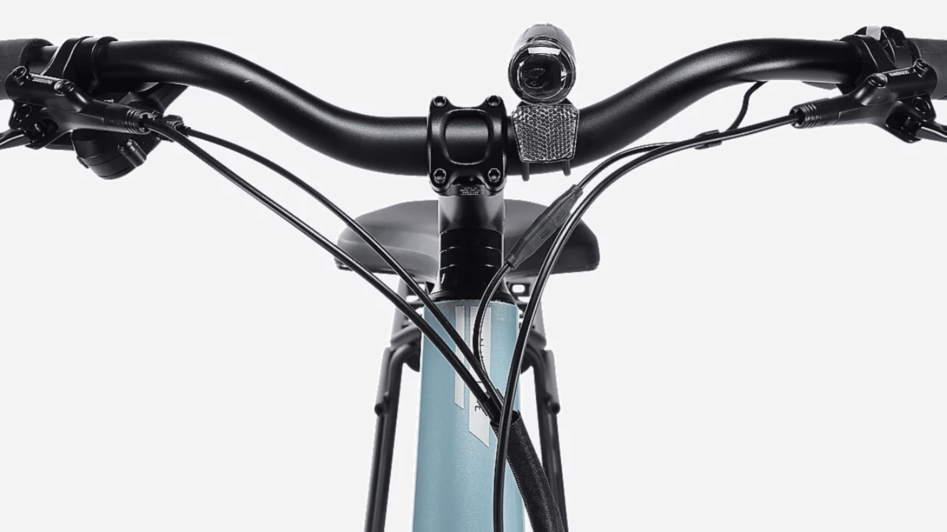 Guidon relevé en aluminium du Nakamura Crossover Native S LTD pour une position de conduite droite.