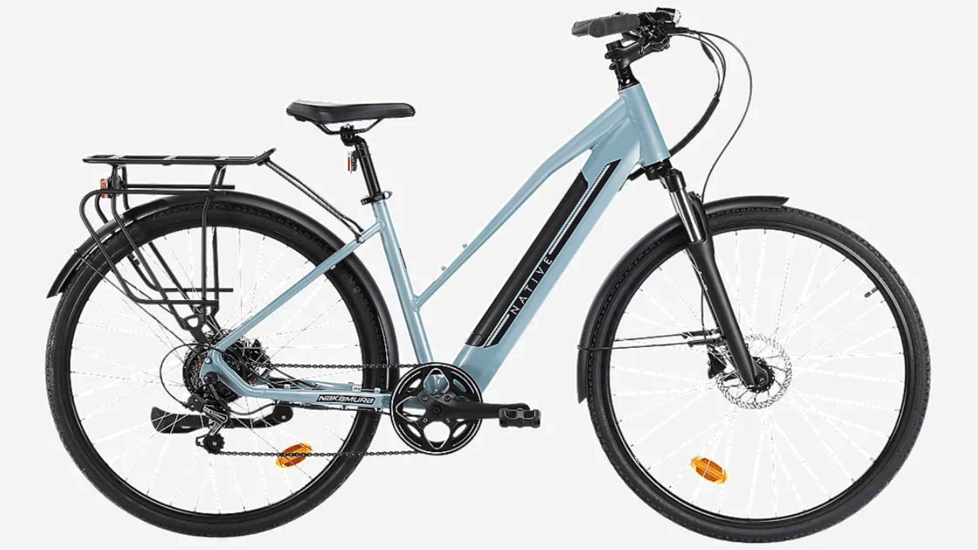 Vélo électrique Nakamura Crossover Native S LTD cadre ouvert équipé pour la ville
