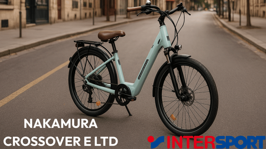 Intersport lance son nouveau VTC électrique urbain : le Nakamura Crossover E LTD