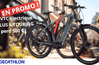Stilus E‑Touring  −500 € chez Decathlon, le VTC électrique taillé pour le voyage