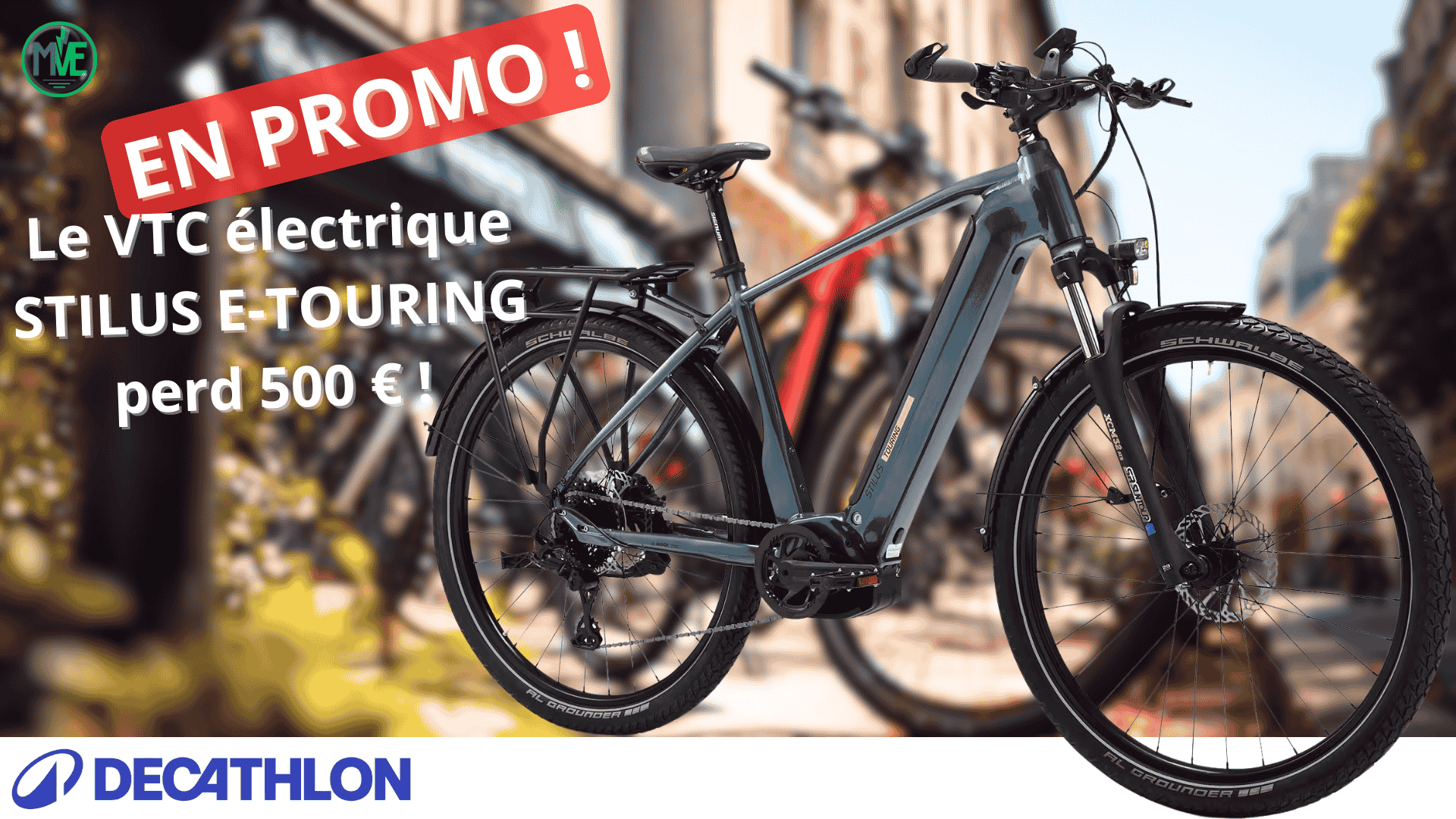 Stilus E‑Touring  −500 € chez Decathlon, le VTC électrique taillé pour le voyage