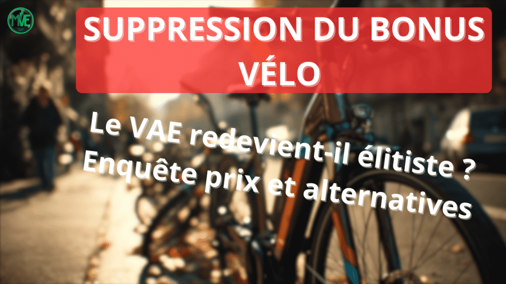 Suppression du bonus vélo : le VAE redevient-il élitiste ? Enquête prix et alternatives