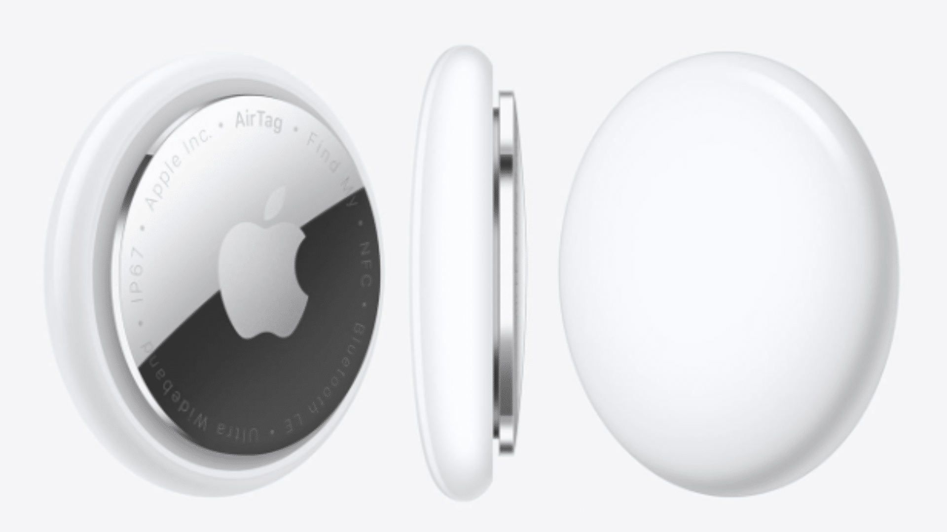 Apple AirTag rond et compact, compatible avec l’application Localiser