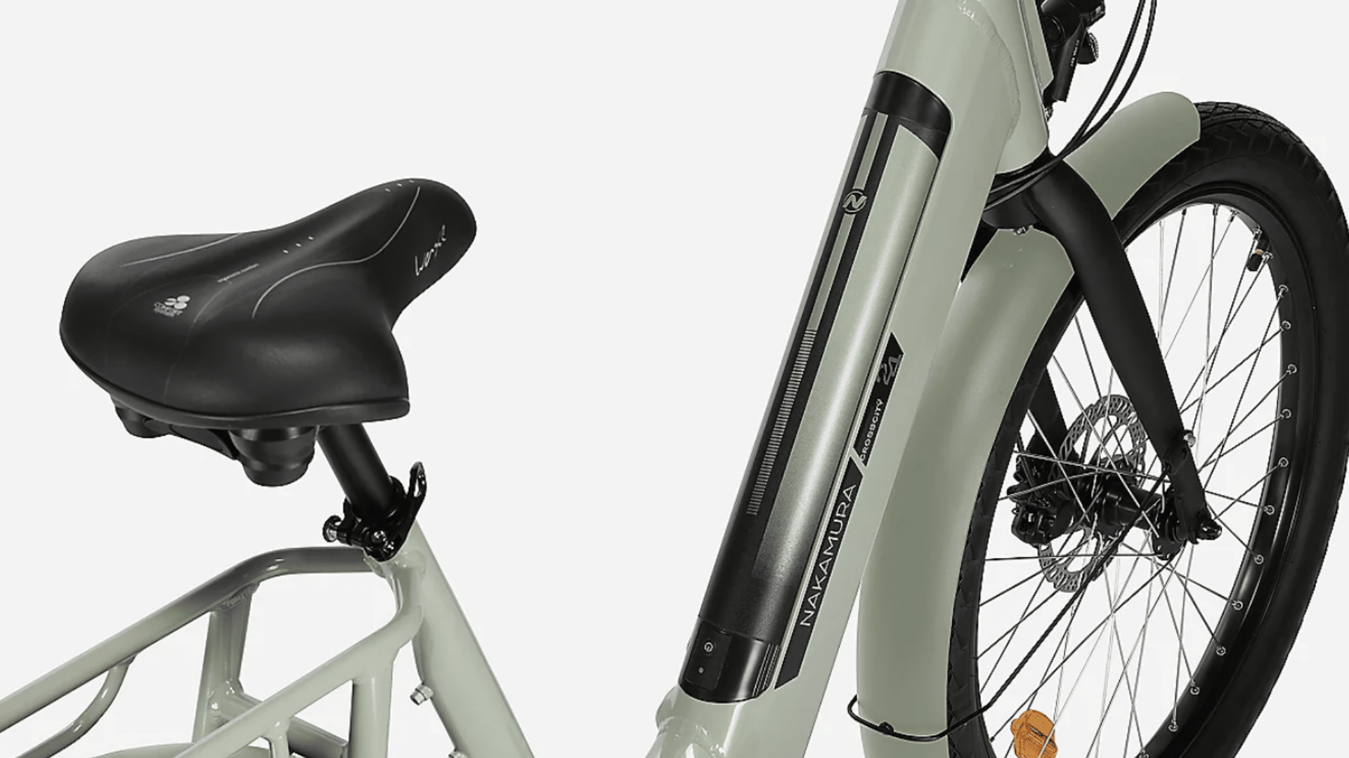Batterie 460 Wh intégrée au cadre du Nakamura CROSSCITY, autonomie jusqu’à 80 km