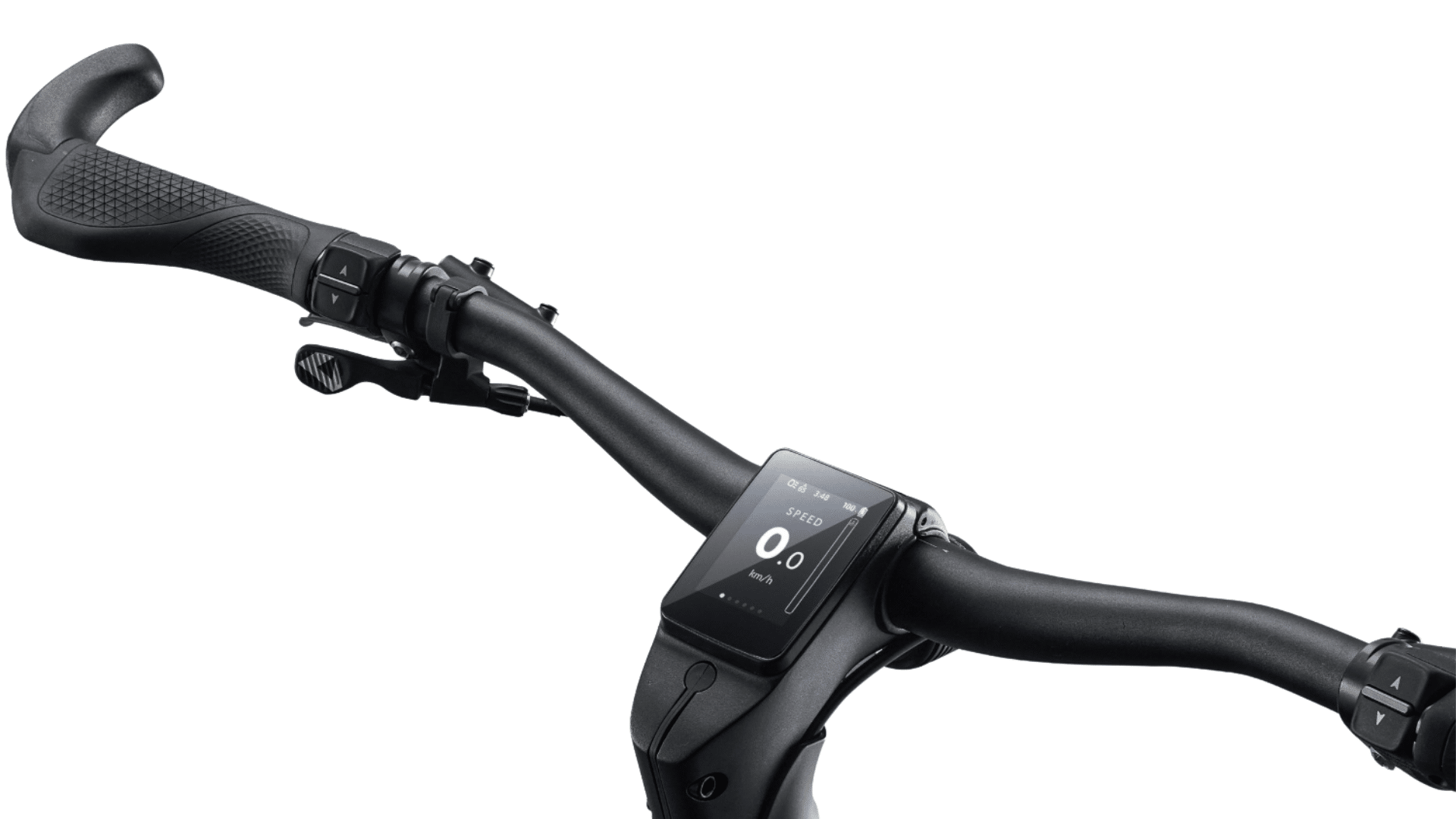 Écran RideDash Evo 2 du Giant Explore E+ 2025 intégré à la potence