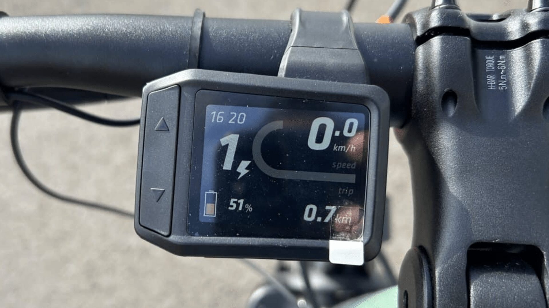 Écran couleur Ergo 900 du Rockrider E-ACTV 500