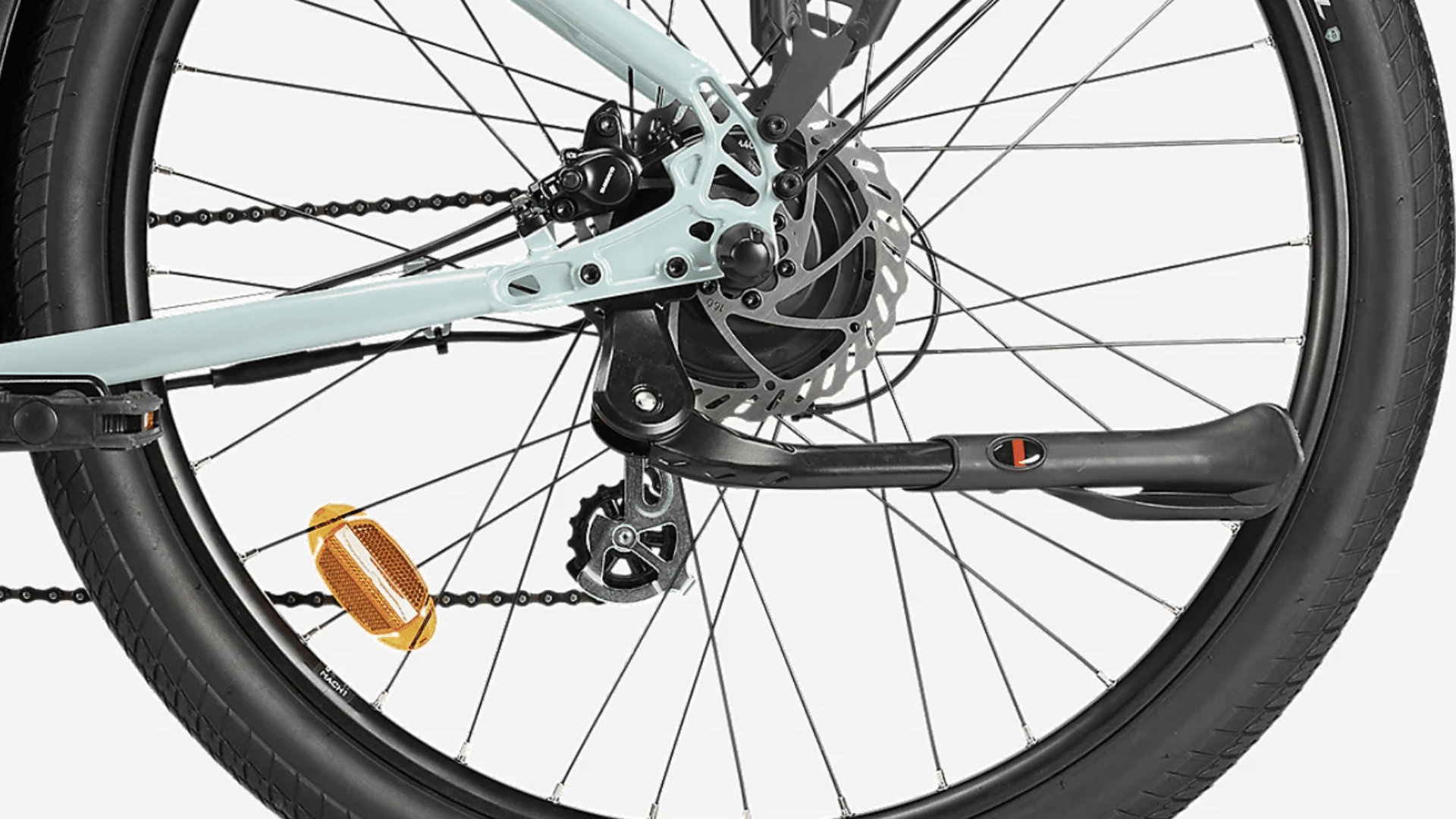 Freins à disque hydrauliques Shimano MT200 du Nakamura Crossover E LTD pour un freinage puissant et sûr