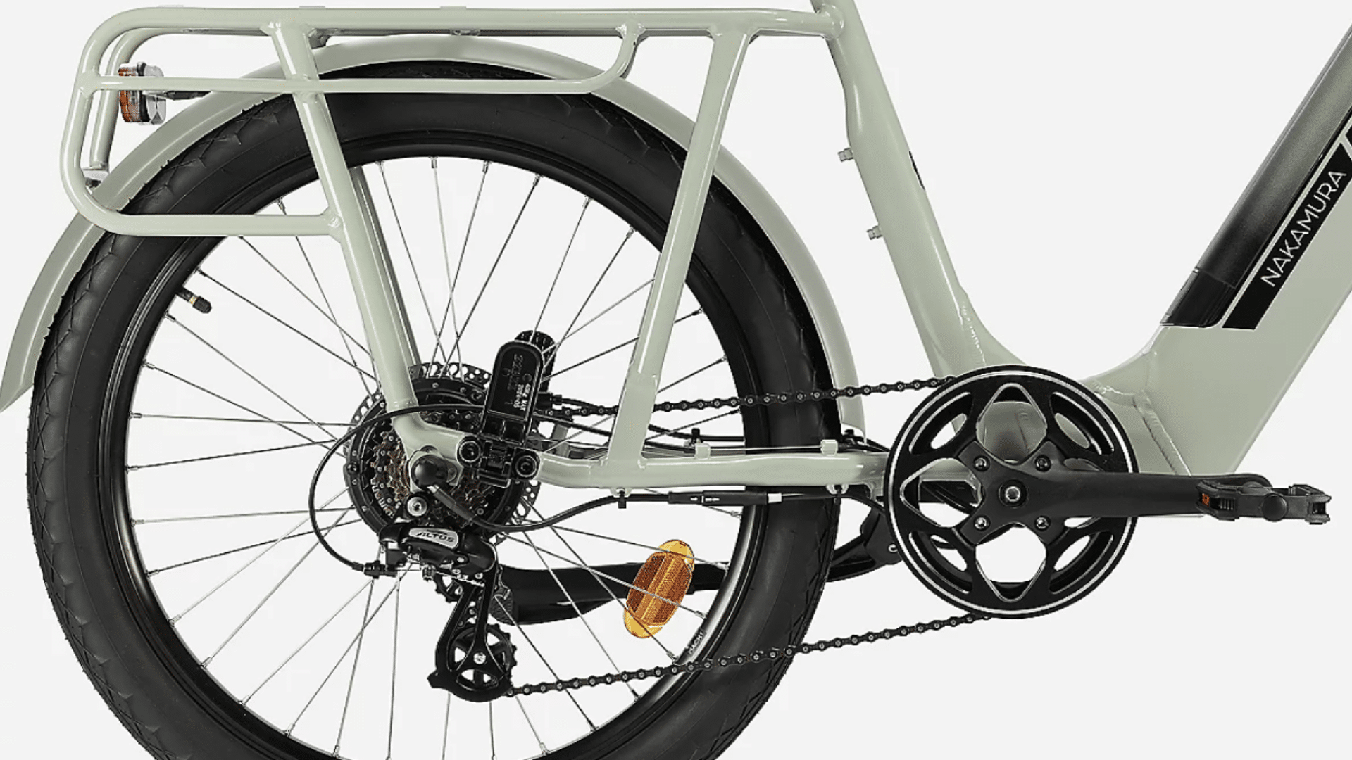 Cadre du Nakamura CROSSCITY avec porte-bagage intégré MIK HD, charge jusqu’à 60 kg