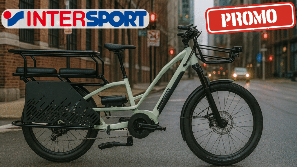Promotion Nakamura Crossover Longtail Pistachio : 300€ de réduction du VAE cargo Intersport